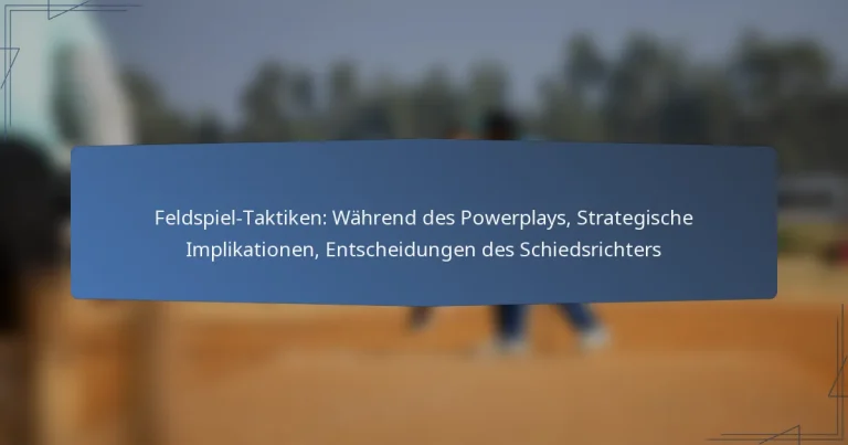 Feldspiel-Taktiken: Während des Powerplays, Strategische Implikationen, Entscheidungen des Schiedsrichters